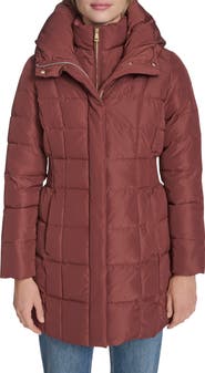 Cole Haan Hooded Down & Feather Jacket