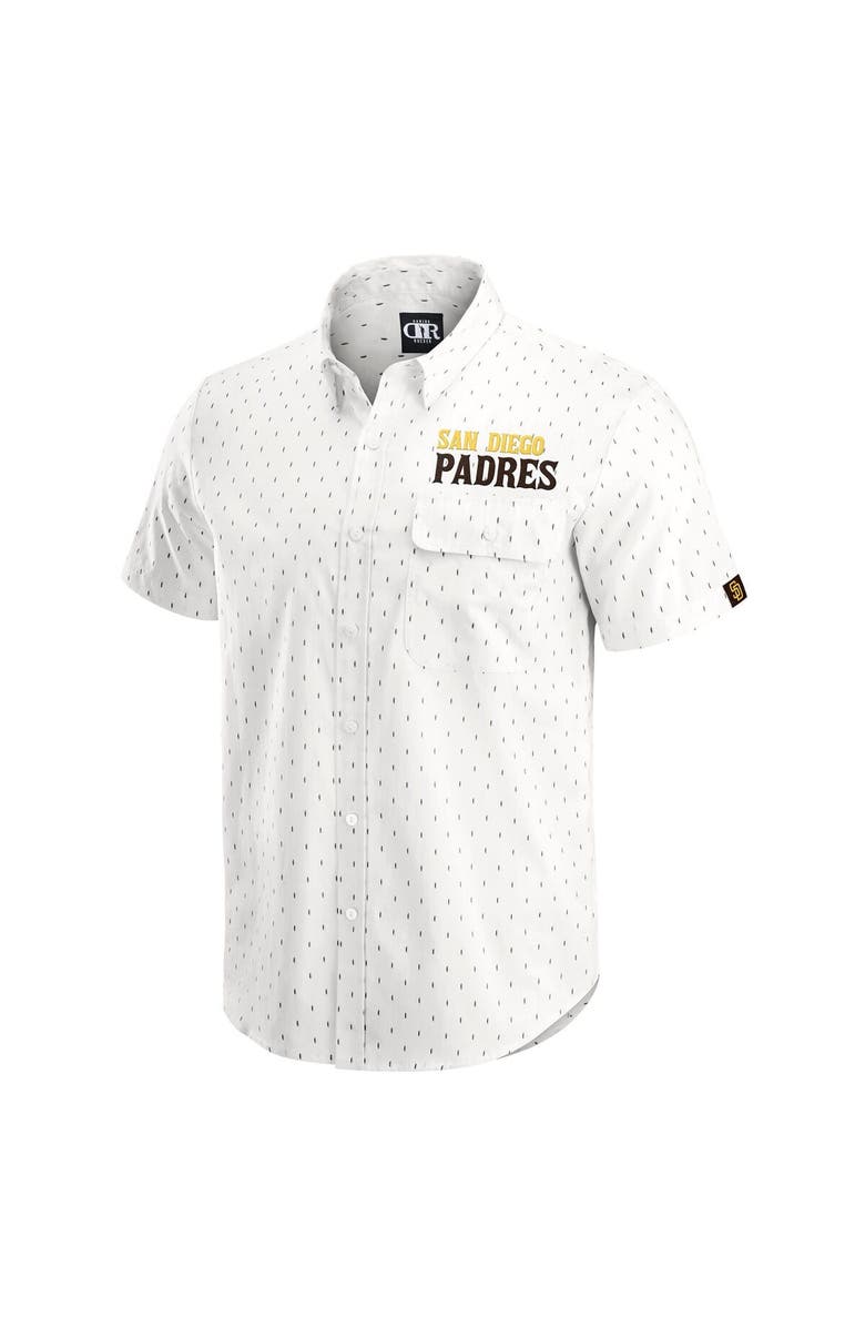 Darius Rucker Collection by Fanatics Men's Darius Rucker Collection by Fanatics  Cream San Diego Padres Printed Button-Down Top, Alternate, color, Cream