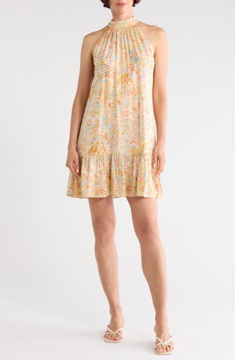 Ruffle Halter Dress