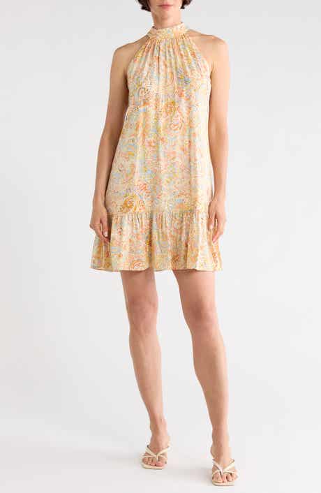 CeCe Ruffle Halter Dress