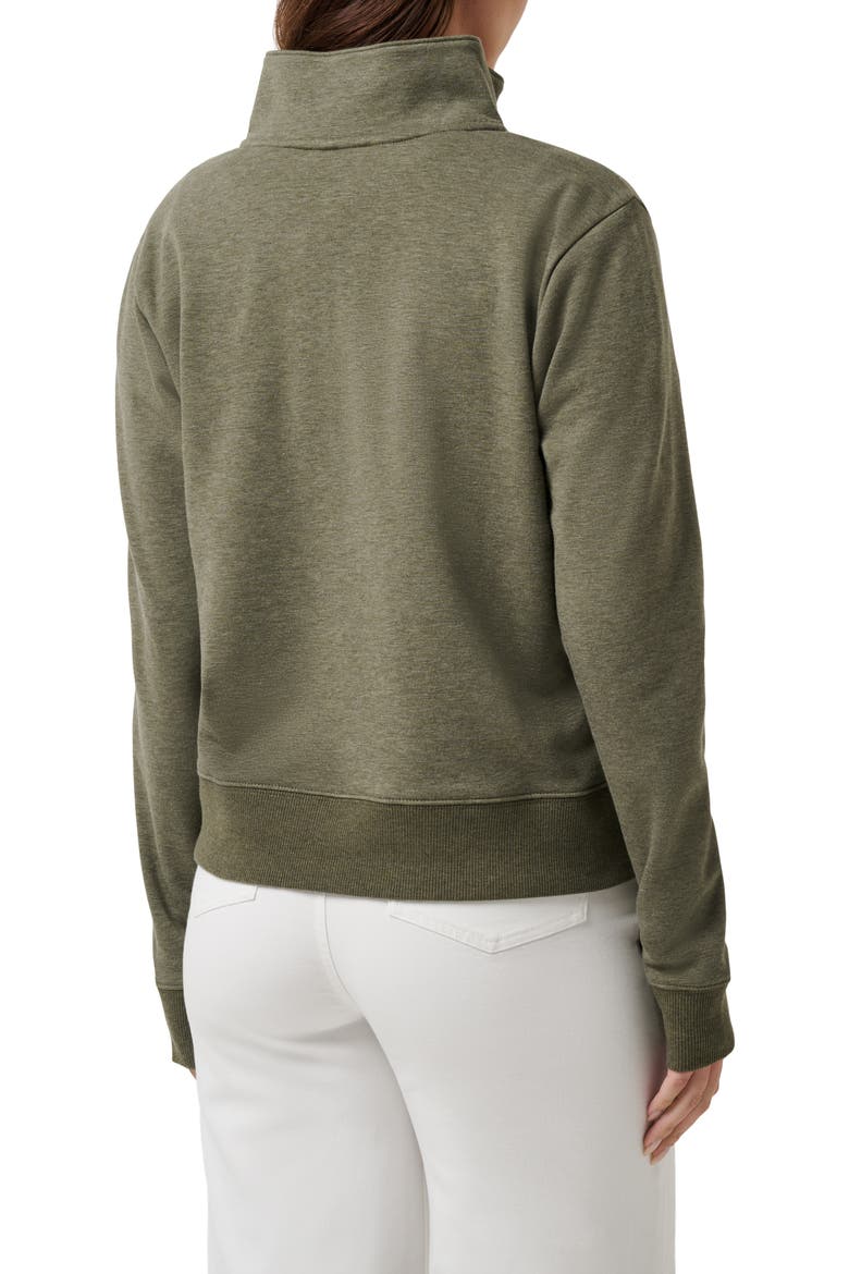Cloud Half Zip Pullover, Alternate, color, HEATHER GRAPE LEAF