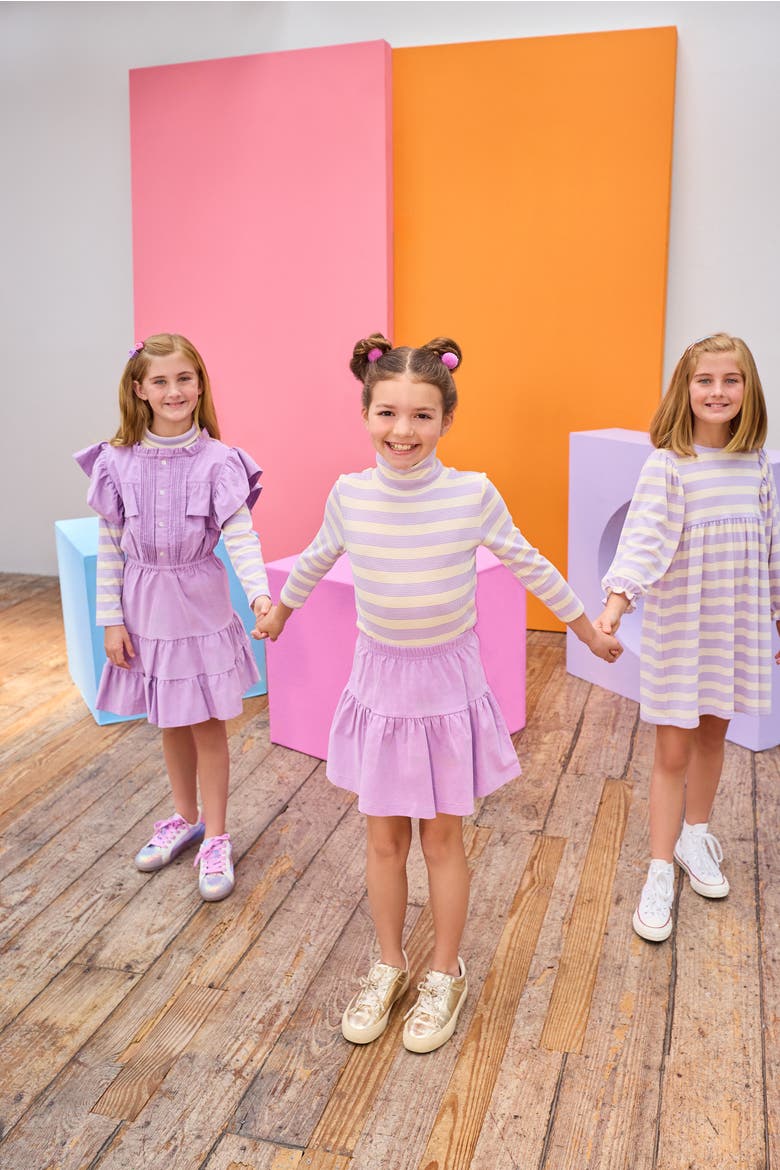 Kids' Sally Skort, Alternate, color, Lavender Corduroy