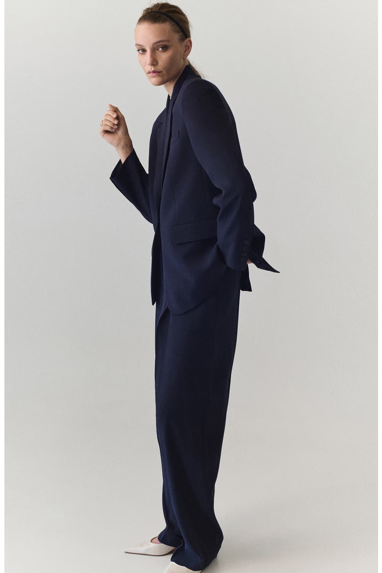 One-Button Blazer, Alternate, color, COOL PURPLE