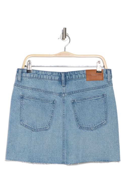 LUCKY BRAND LUCKY BRAND RAW HEM DENIM MINISKIRT