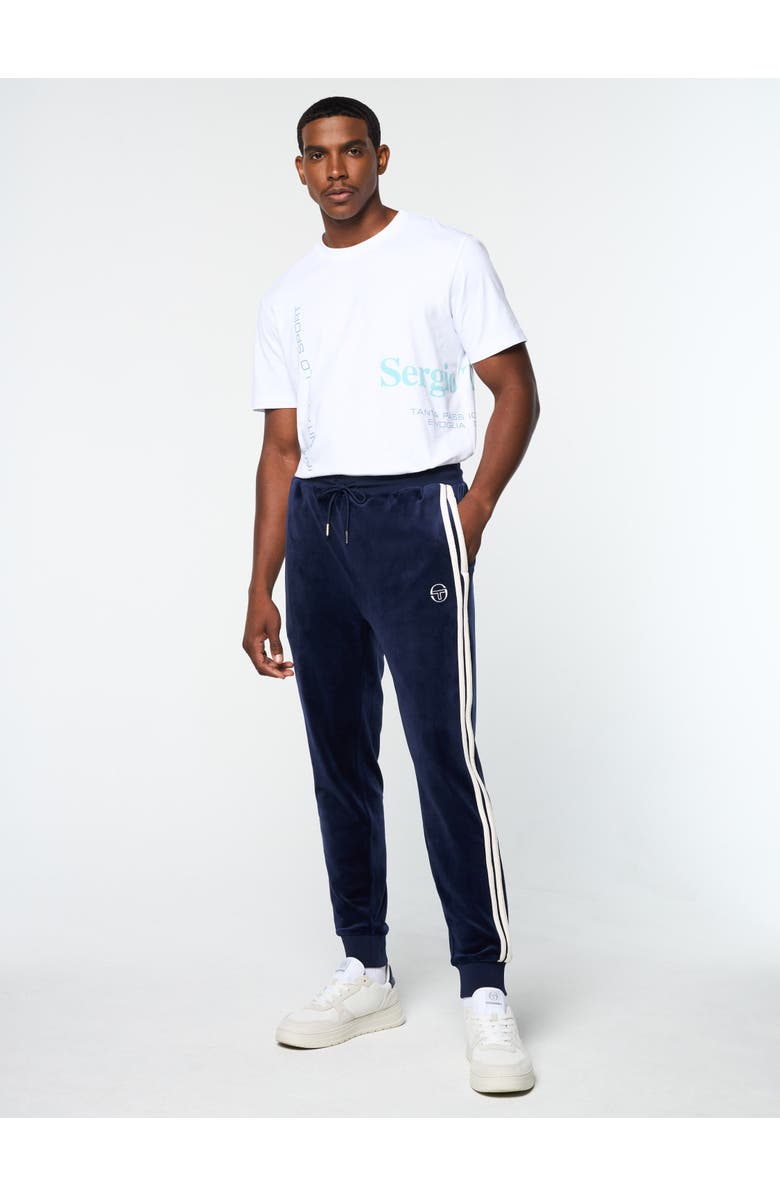 Sergio Tacchini Damarindo Velour Track Pant, Main, color, Maritime Blue