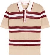 Dries Van Noten Mercy Stripe Polo Sweater