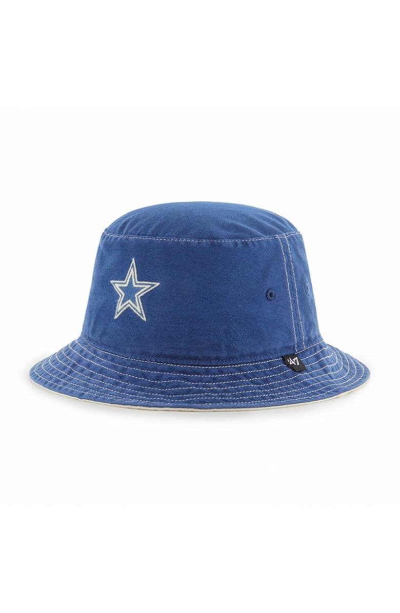 '47 Men's '47 Navy Dallas Cowboys Trailhead Bucket Hat, Main, color,