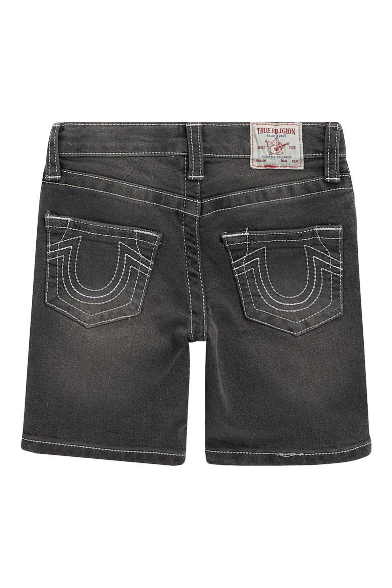 Kids' Denim Shorts, Alternate, color, AGGEY