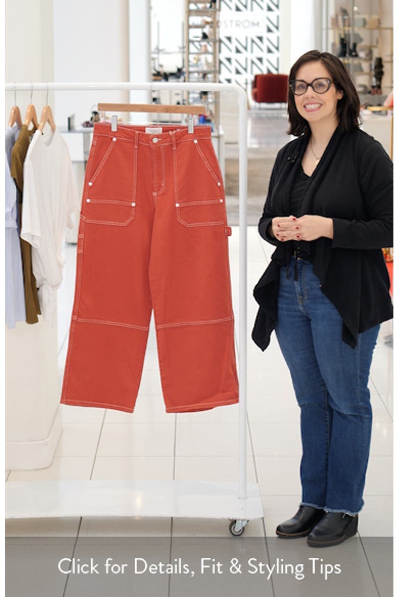 Silverado Ankle Wide Leg Carpenter Jeans video