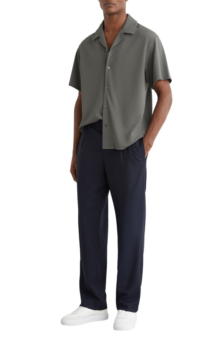 Reiss Cedric Camp Shirt, Alternate, color, Sage Green