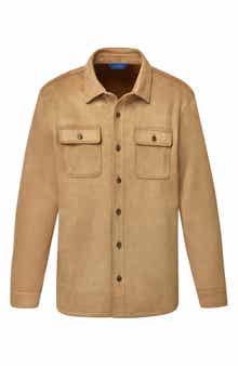 Faux Suede Overshirt
