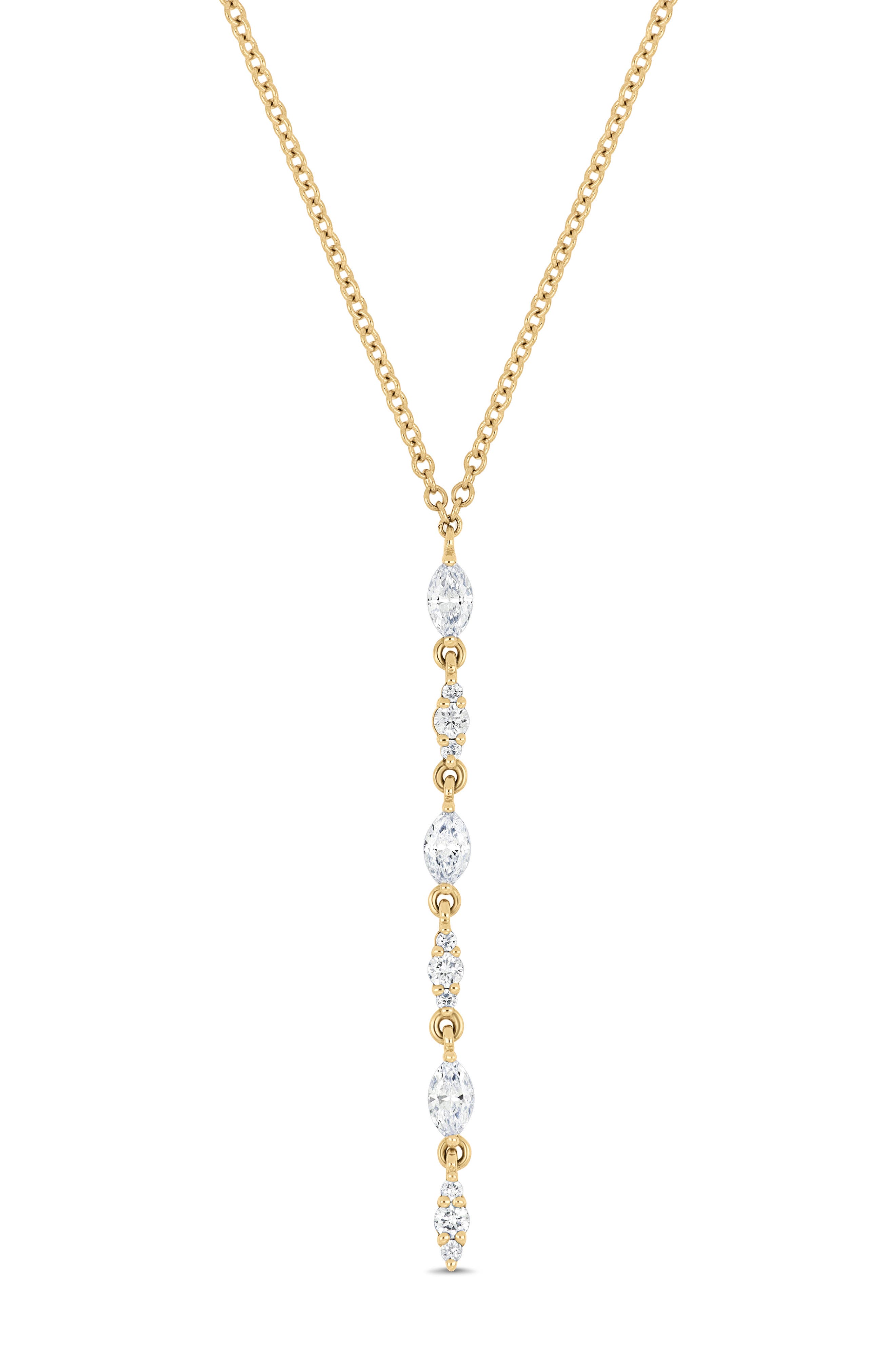 Bony Levy Maya Diamond Y-Necklace