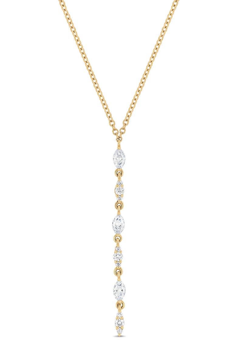 Bony Levy Maya Diamond Y-Necklace, Main, color, 18K Yellow Gold