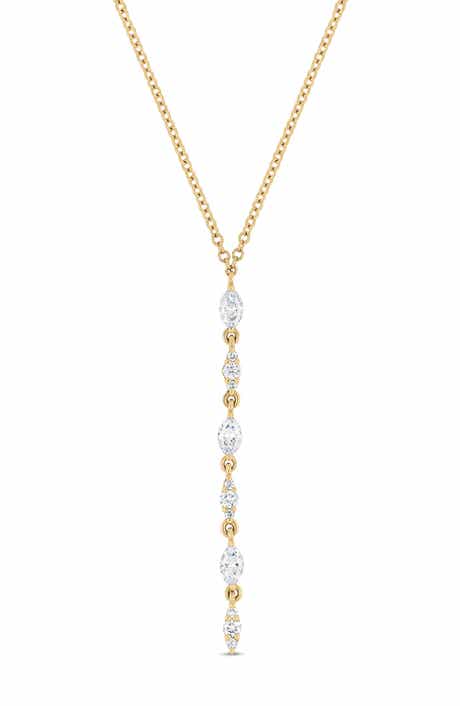 Bony Levy Maya Diamond Y-Necklace