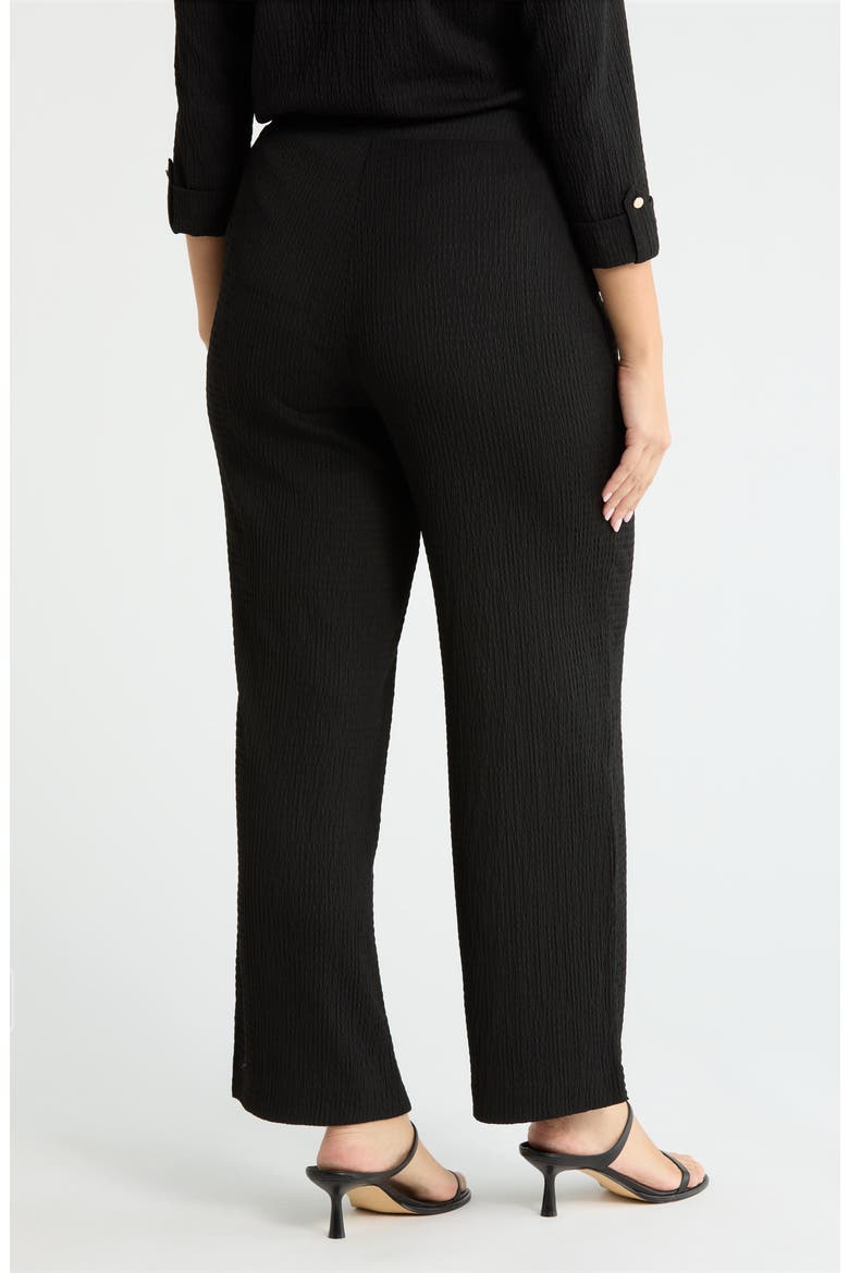 Ridge Knit Pull-On Wide Leg Pants, Alternate, color, ANNE BLACK