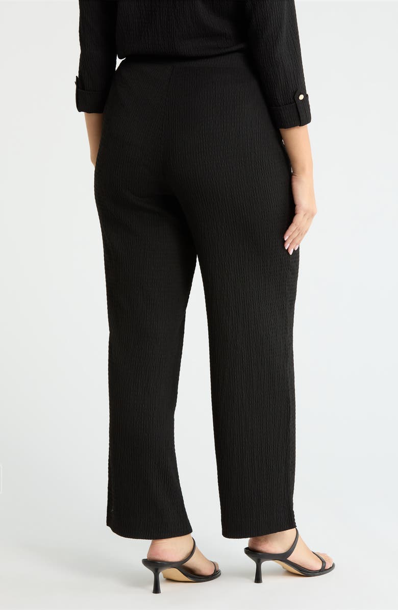 AK ANNE KLEIN Ridge Knit Pull-On Wide Leg Pants, Alternate, color, 