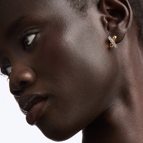 Susan Caplan 1980s Vintage Nina Ricci Crossover Earrings