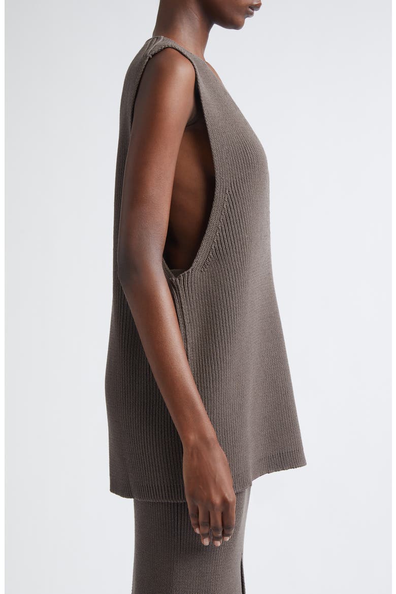 Virgin Wool V-Neck Sweater Vest, Alternate, color, DARKDUST
