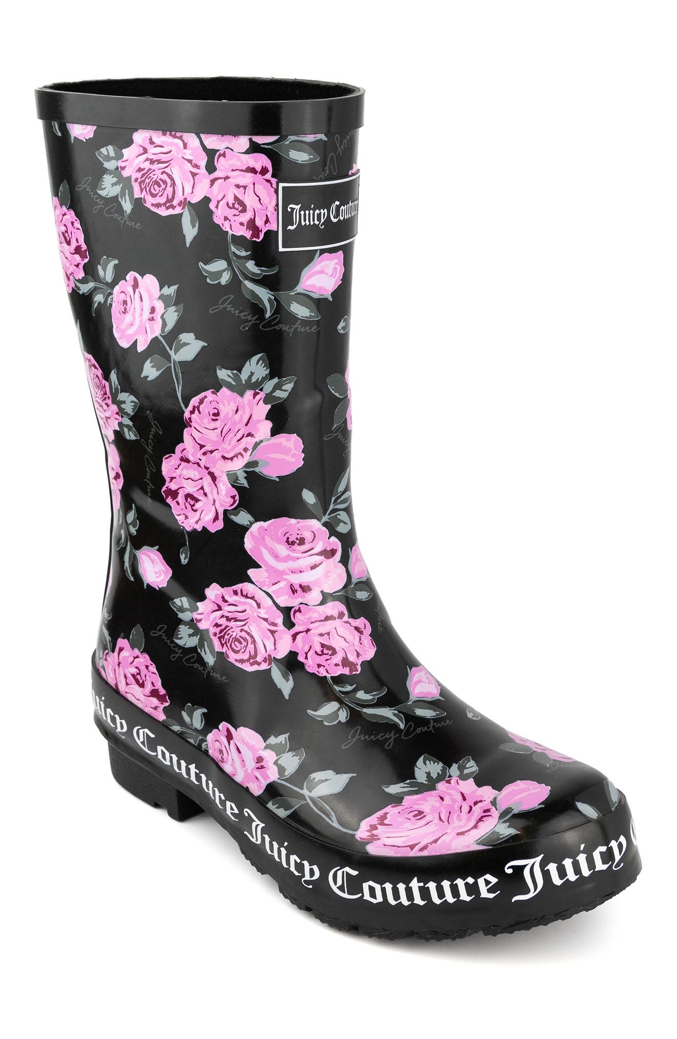 Juicy Couture Totally Waterproof Fashion Logo Rainboot, Main, color, 