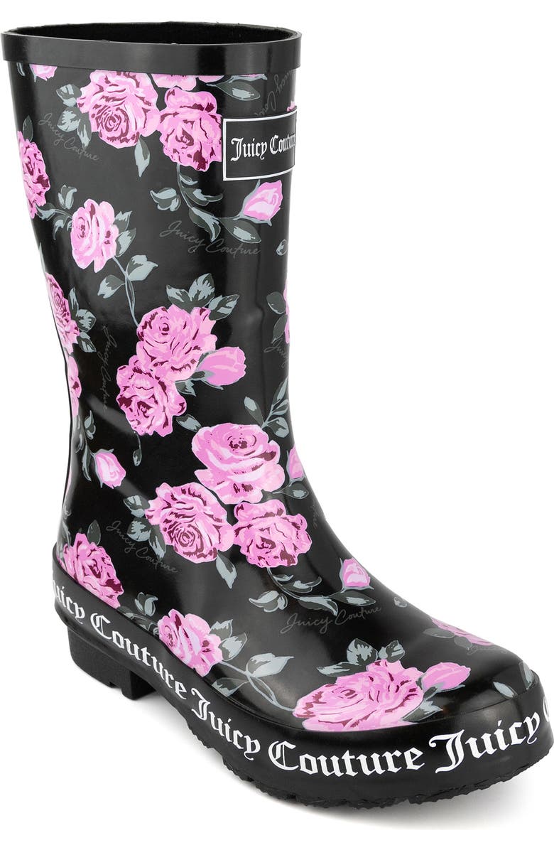 Juicy Couture Totally Waterproof Fashion Logo Rainboot, Main, color,