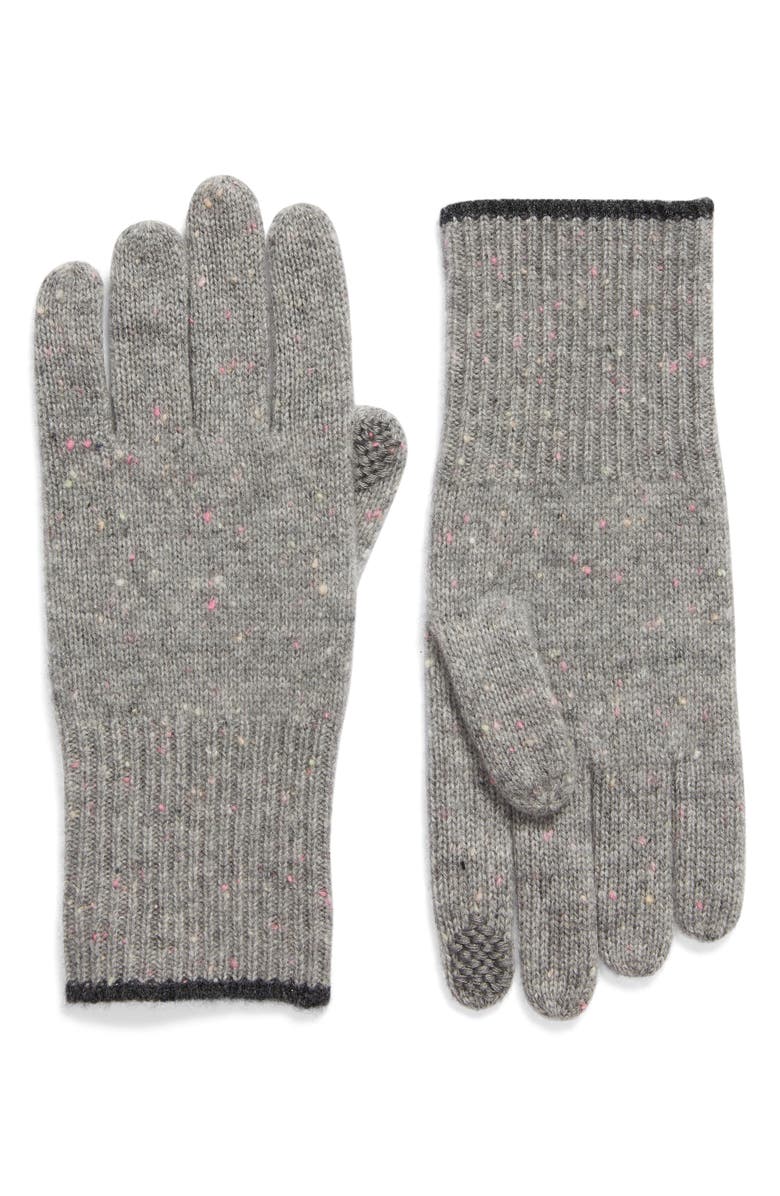 Zella Wool & Cashmere Gloves, Main, color,