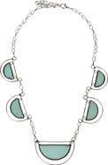 Ten Thousand Villages Half Moon Capiz Necklace