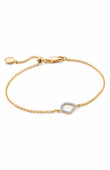 Monica Vinader Riva Mini Kite Diamond Bracelet