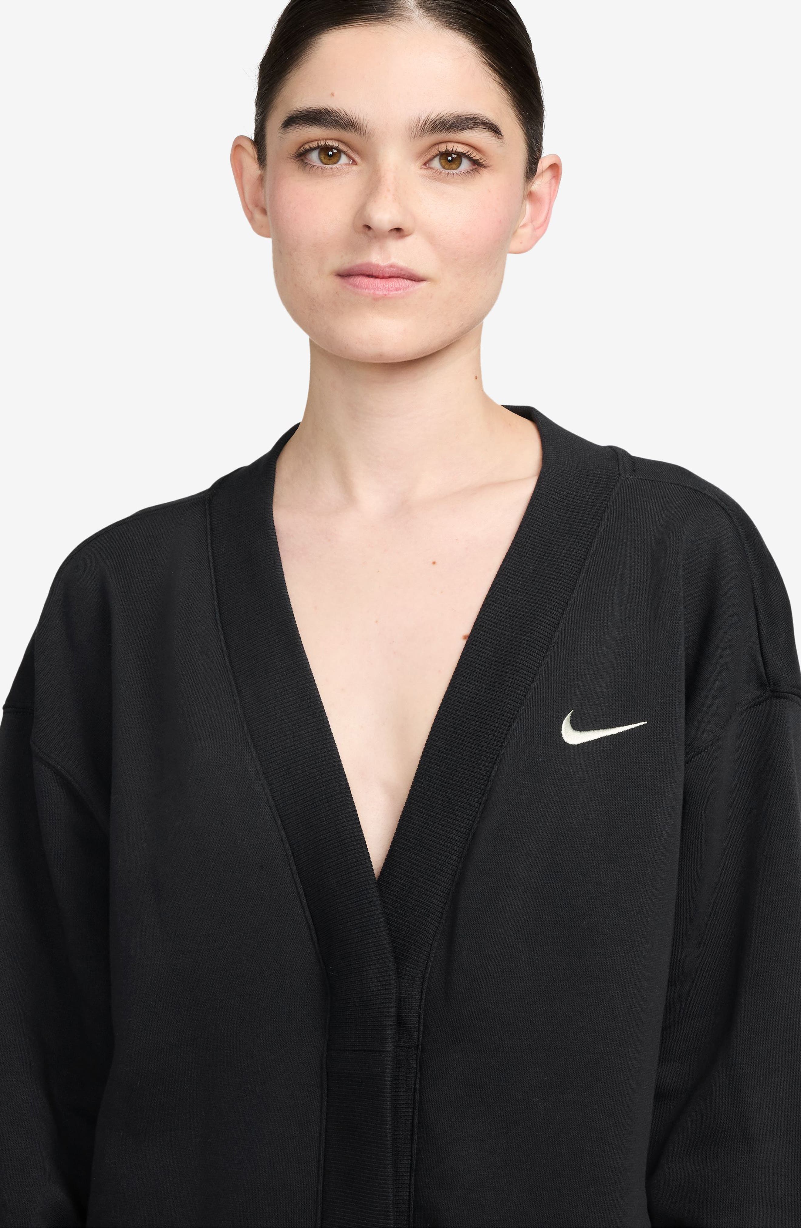 nike longline cardigan