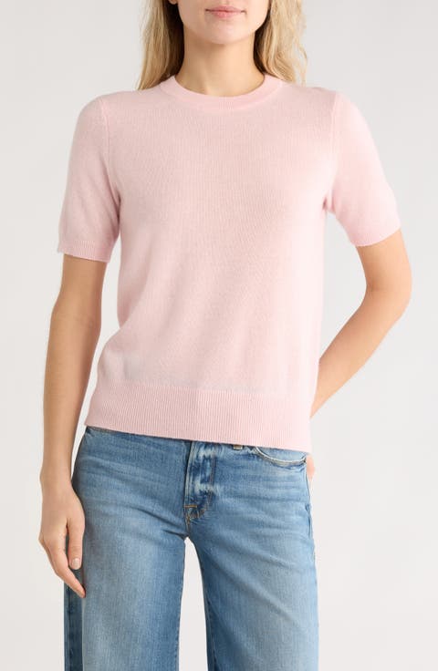 Short Sleeve Cashmere Sweater