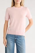 Nordstrom Short Sleeve Cashmere Sweater