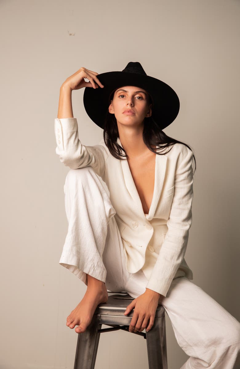 MODERN MONARCHIE Argentinean Wool Western Hat, Alternate, color,