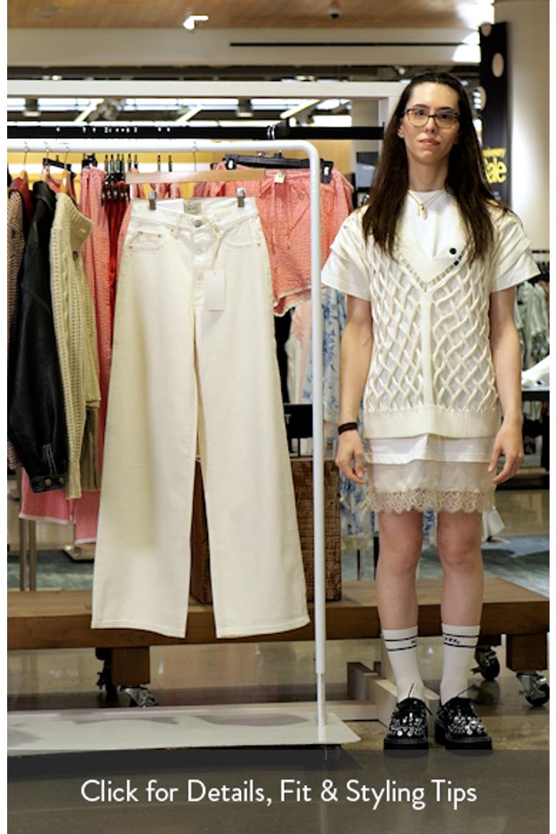Hepburn High Waist Wide Leg Jeans video