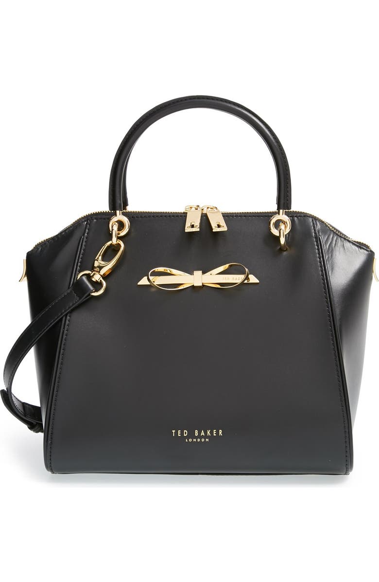 Ted Baker London 'Small' Slim Bow Tote, Main, color,