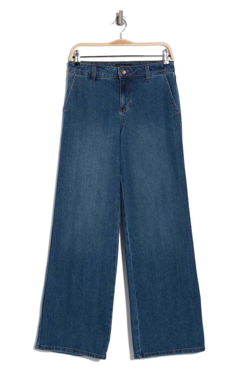 Sanctuary High Waist Wide Leg Jeans, Alternate, color, Brightside