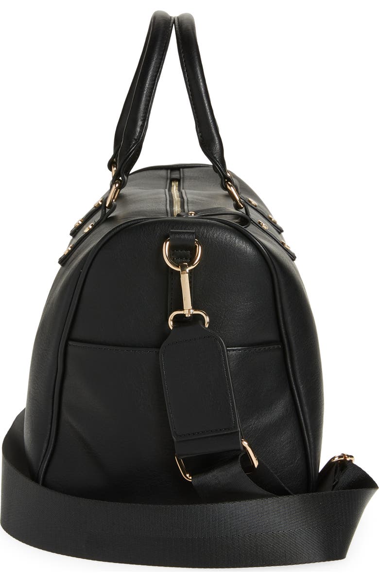 Mali + Lili Phoebe Bowling Vegan Leather Duffle Bag, Alternate, color,