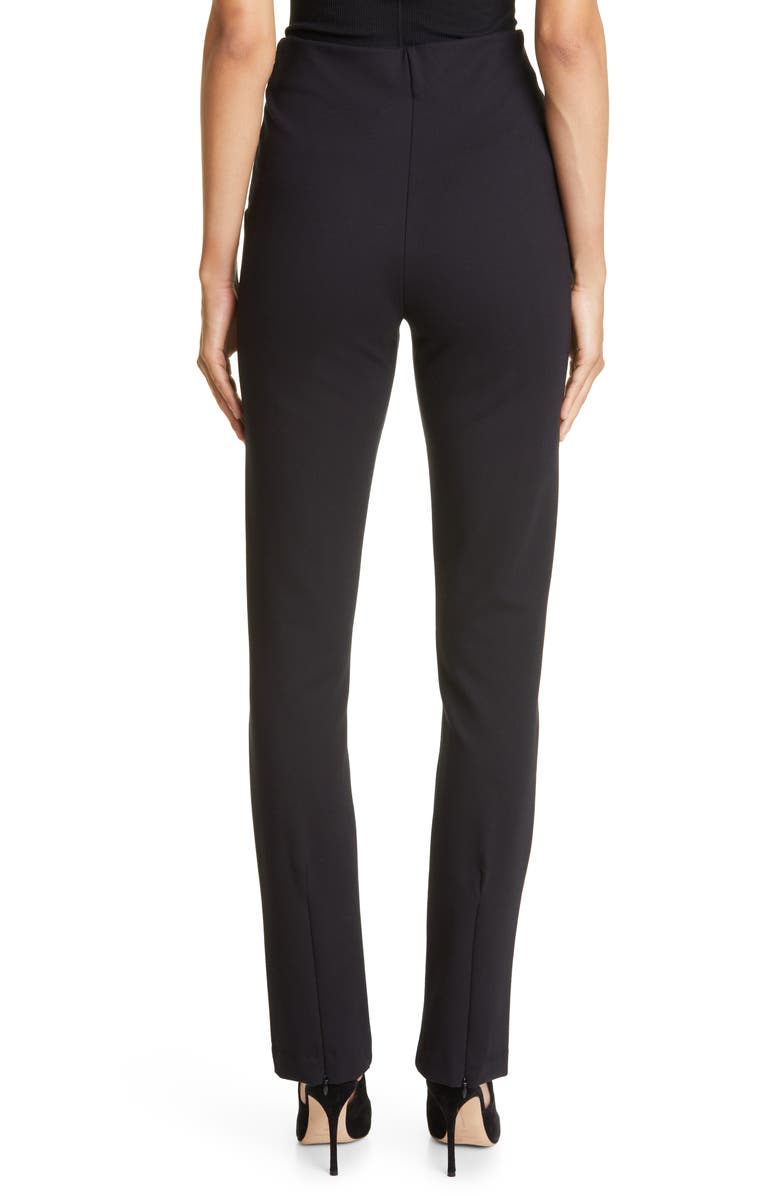 BOSS Eysa High Waist Zip Cuff Trousers, Alternate, color,