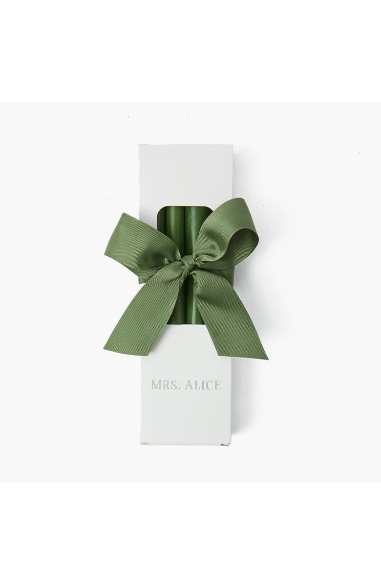 Mrs. Alice Candles, Main, color, Olive