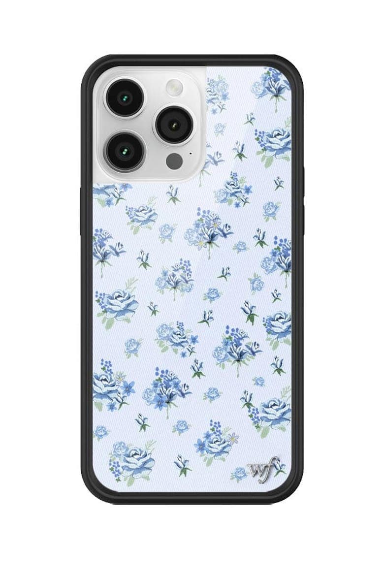Forget Me Not Floral iPhone Case, Alternate, color, Blue