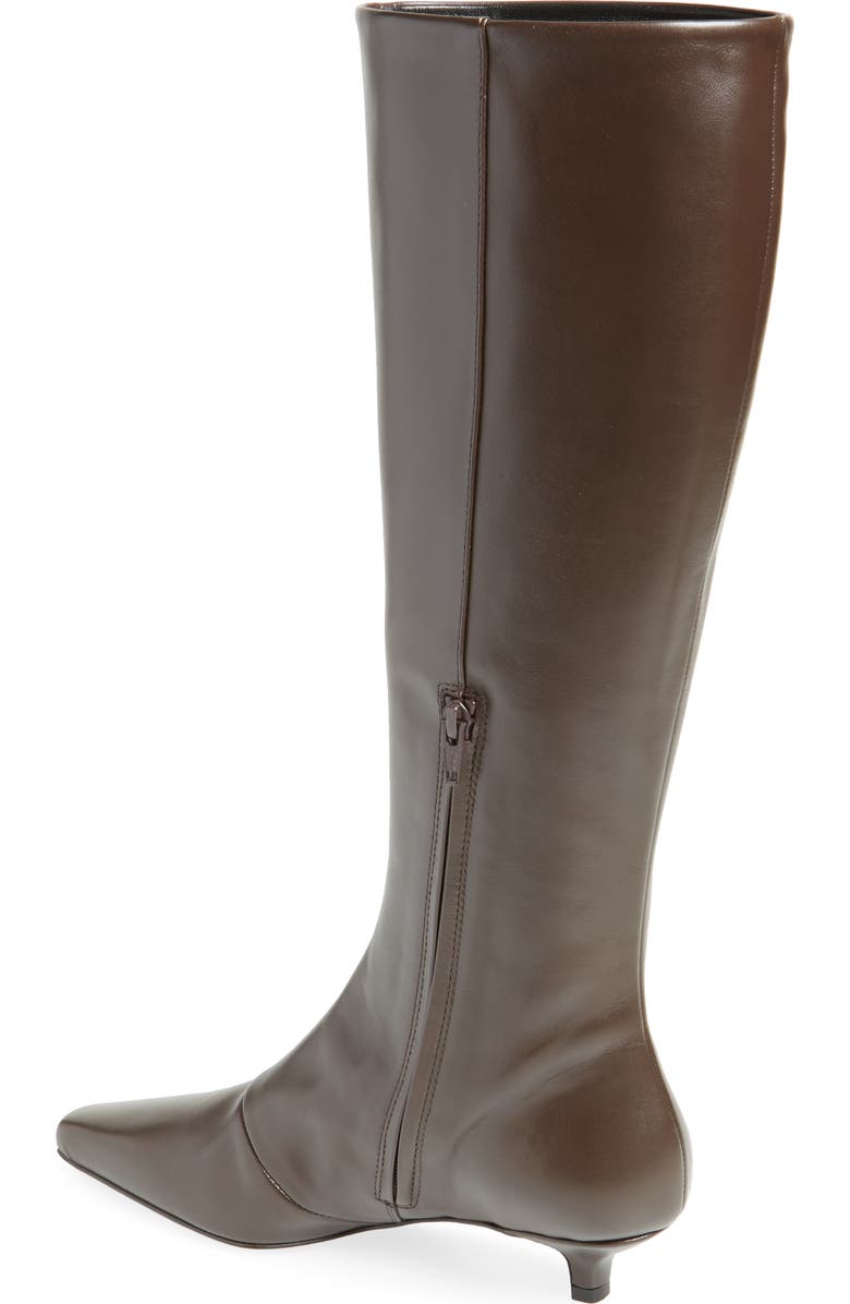 TOTEME The Slim Kitten Heel Knee High Boot, Alternate, color,