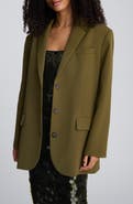 Kenneth Cole Three-Button Boyfriend Blazer