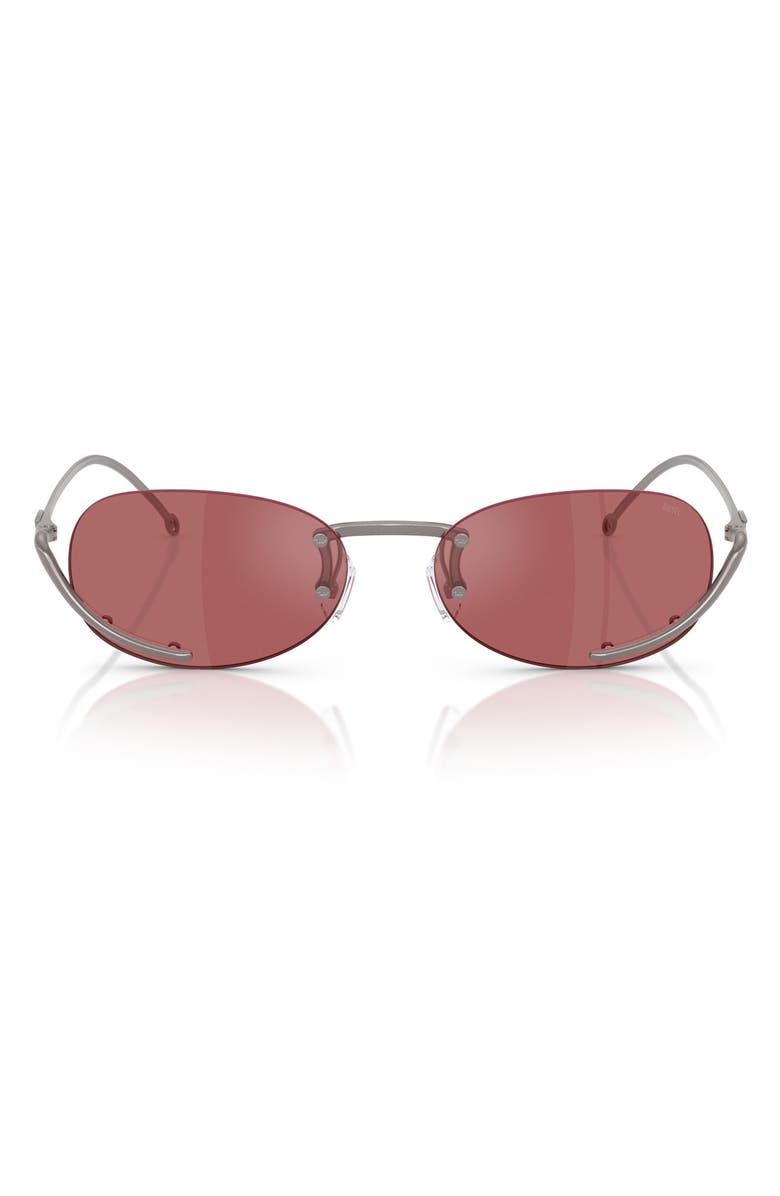 DIESEL<sup>®</sup> 53mm Oval Sunglasses, Main, color, 
