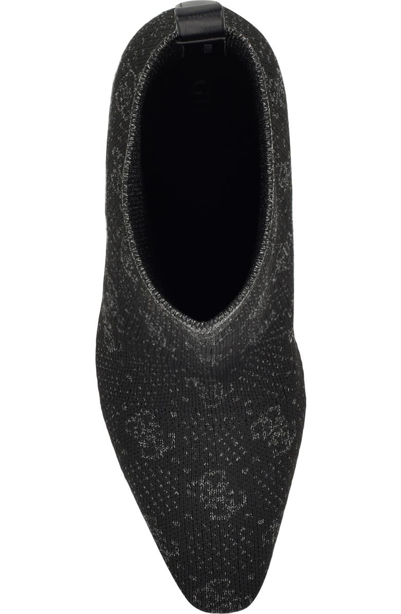 GUESS Yonel Monogram Sock Bootie, Alternate, color,