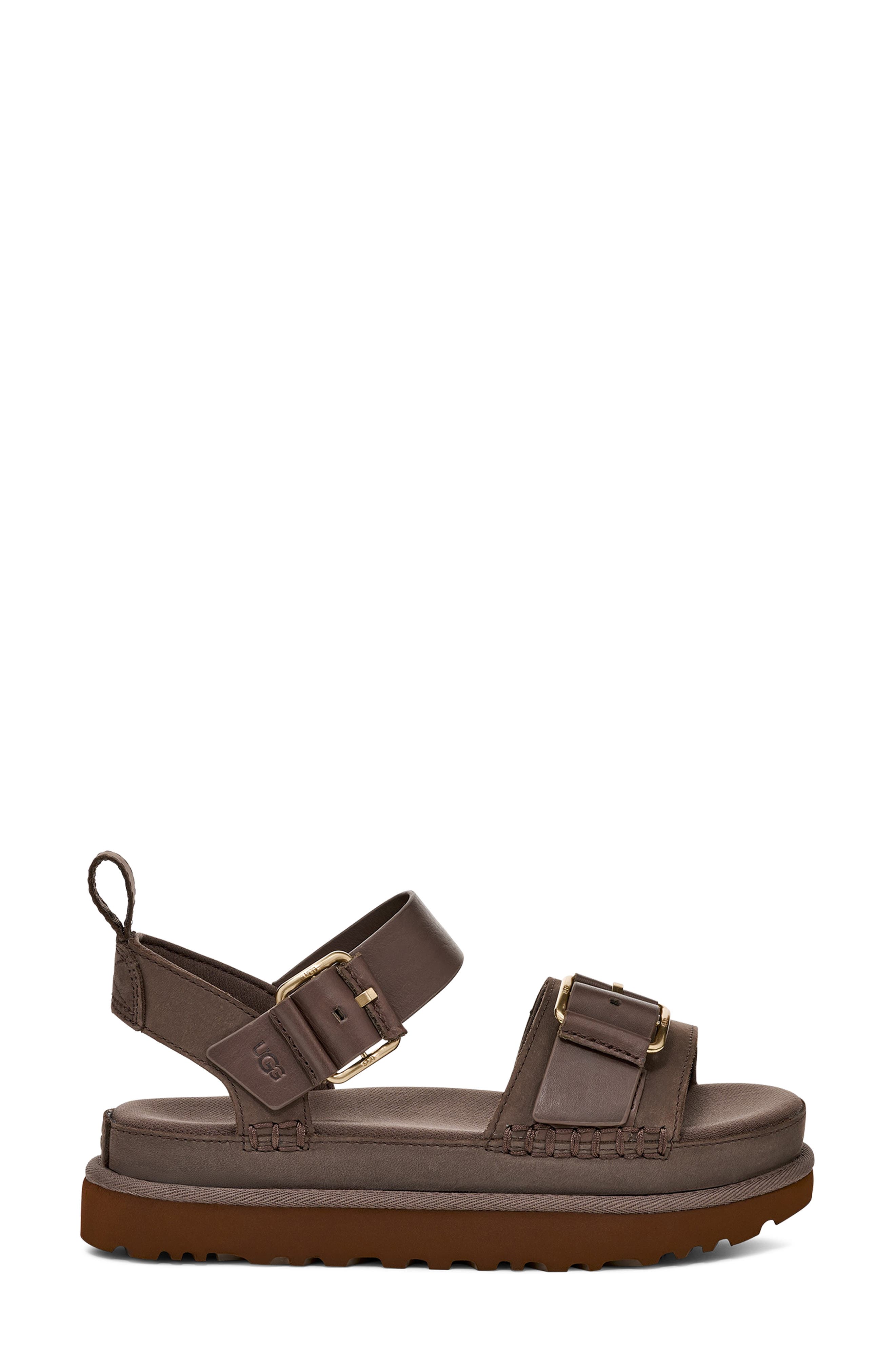 Goldenstar Villa Platform Sandal, Alternate, color, MOLASSES