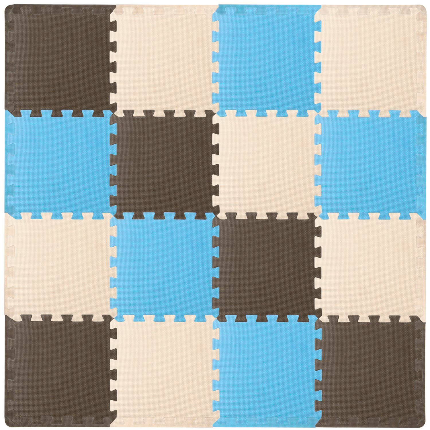 Blue-Brown-Beige