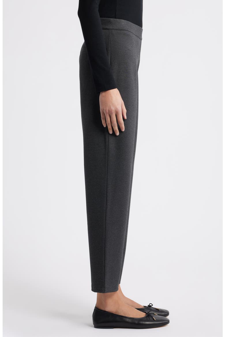 Pull-On Stretch Ponte Skinny Ankle Pants, Alternate, color, GREY DARK CHARCOAL HEATHER