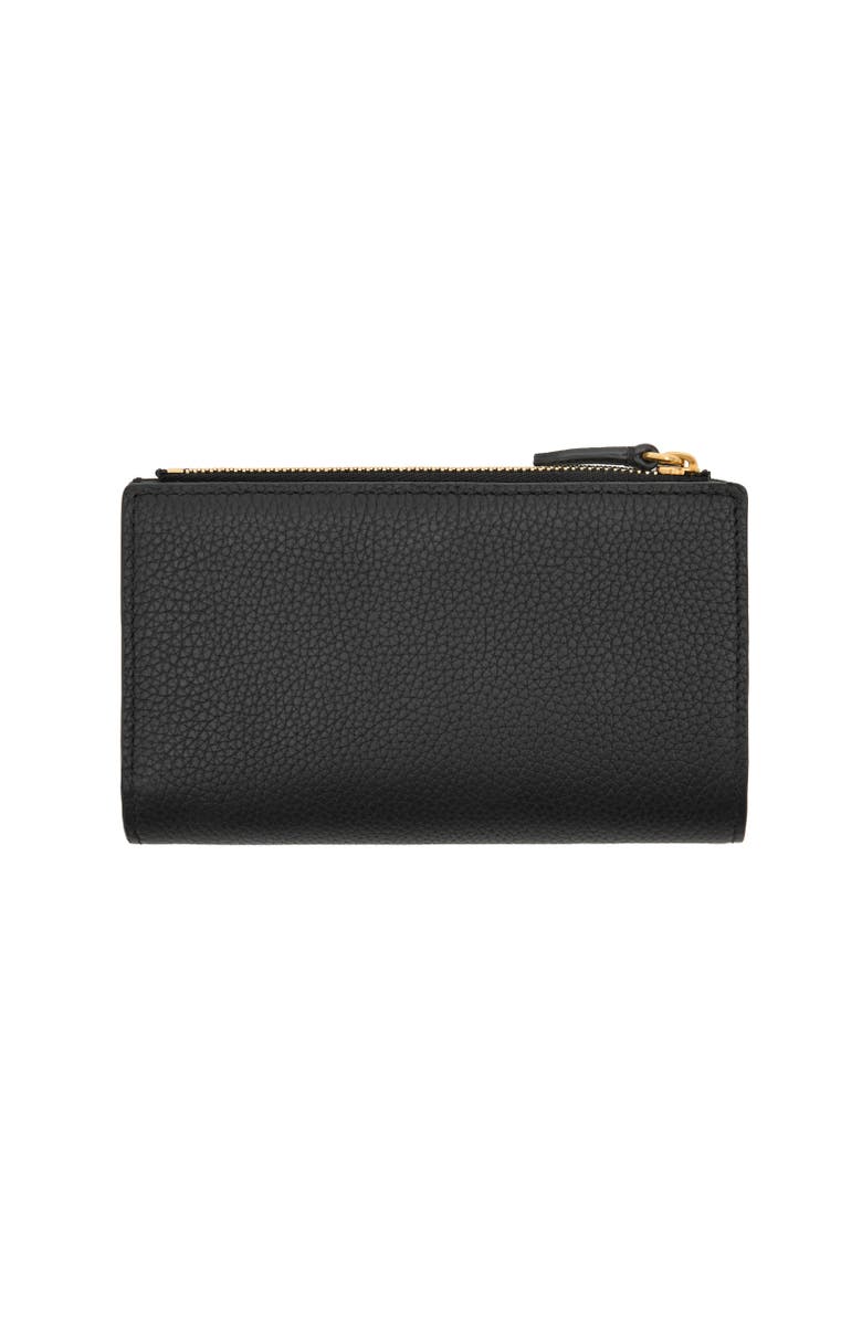 Burberry Medium Bloomsbury Wallet, Alternate, color, Black/Calico Beige