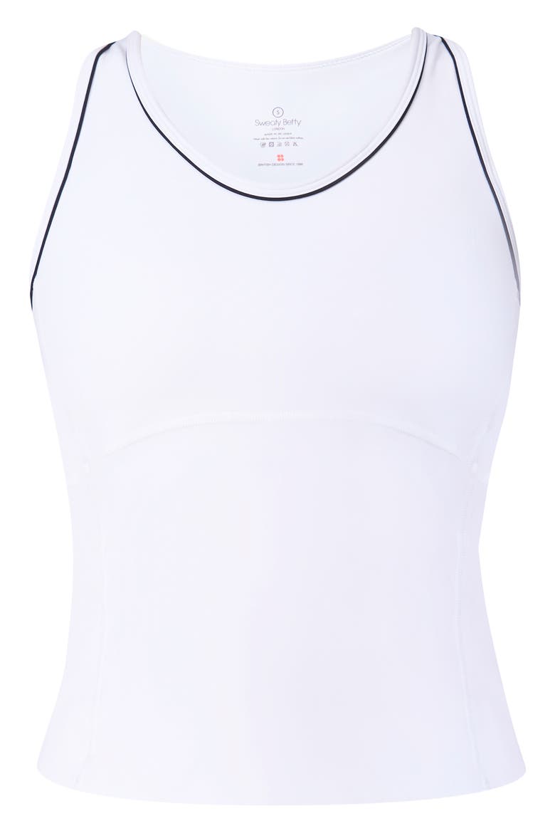 Pro Racket Power Tank Top, Alternate, color, WHITE