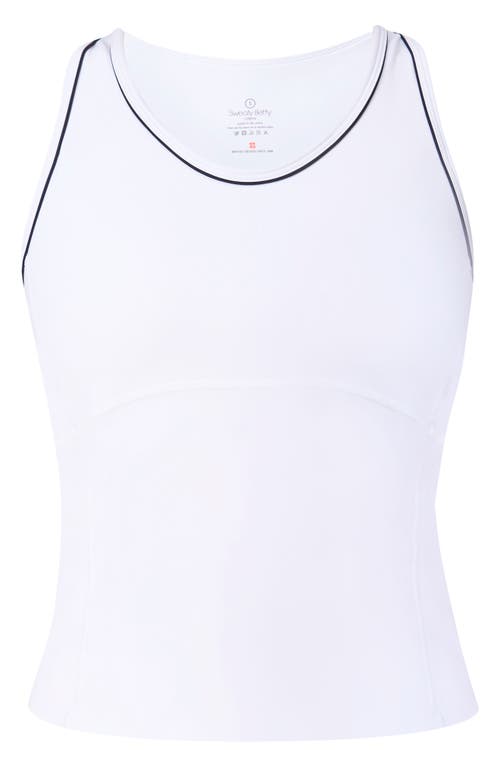 Sweaty Betty Pro Racket Power Tank Top In White