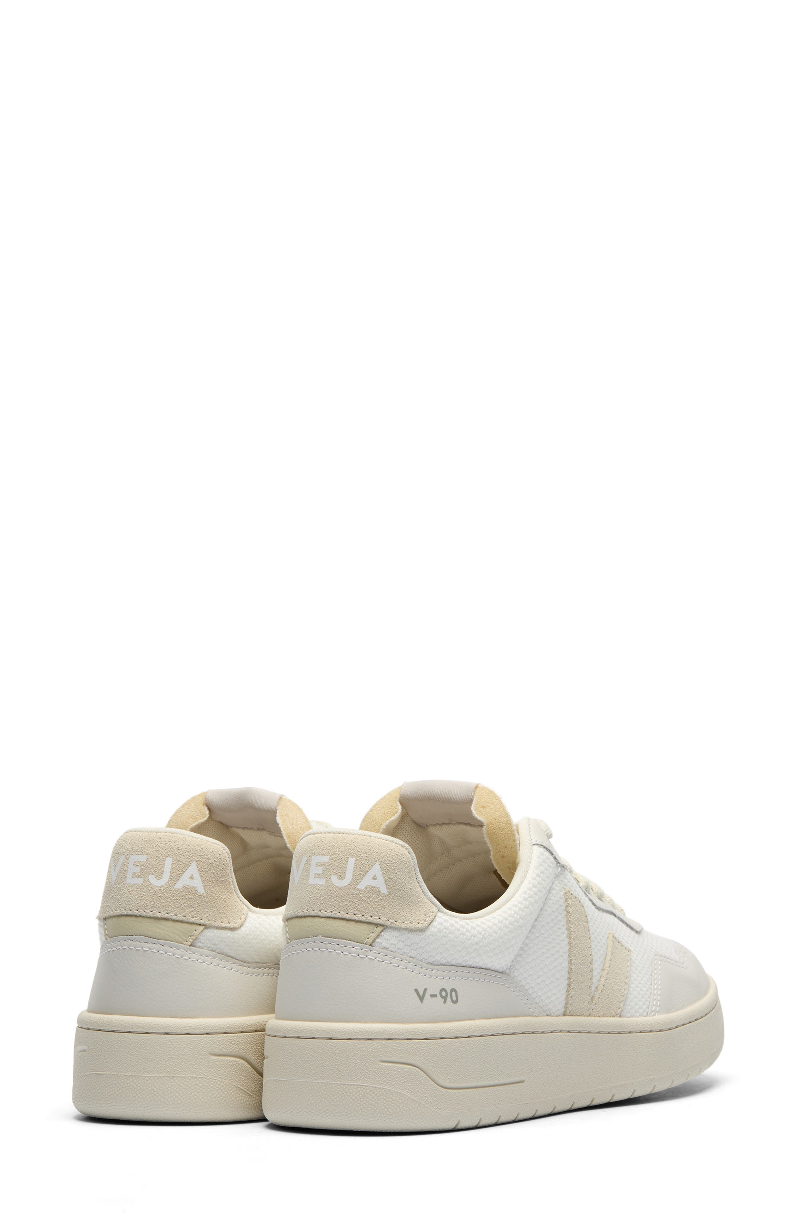Veja V-90 B-Mesh Sneaker, Alternate, color, White Pierre