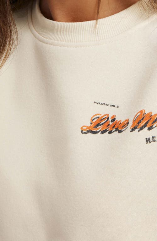 COTTON ON COTTON ON CLASSIC FLEECE GRAPHIC CREW SWEATSHIRT
